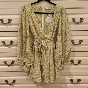 NWT kiss the sky faux wrap dress urban outfitters-beautiful faux wrap mini dress